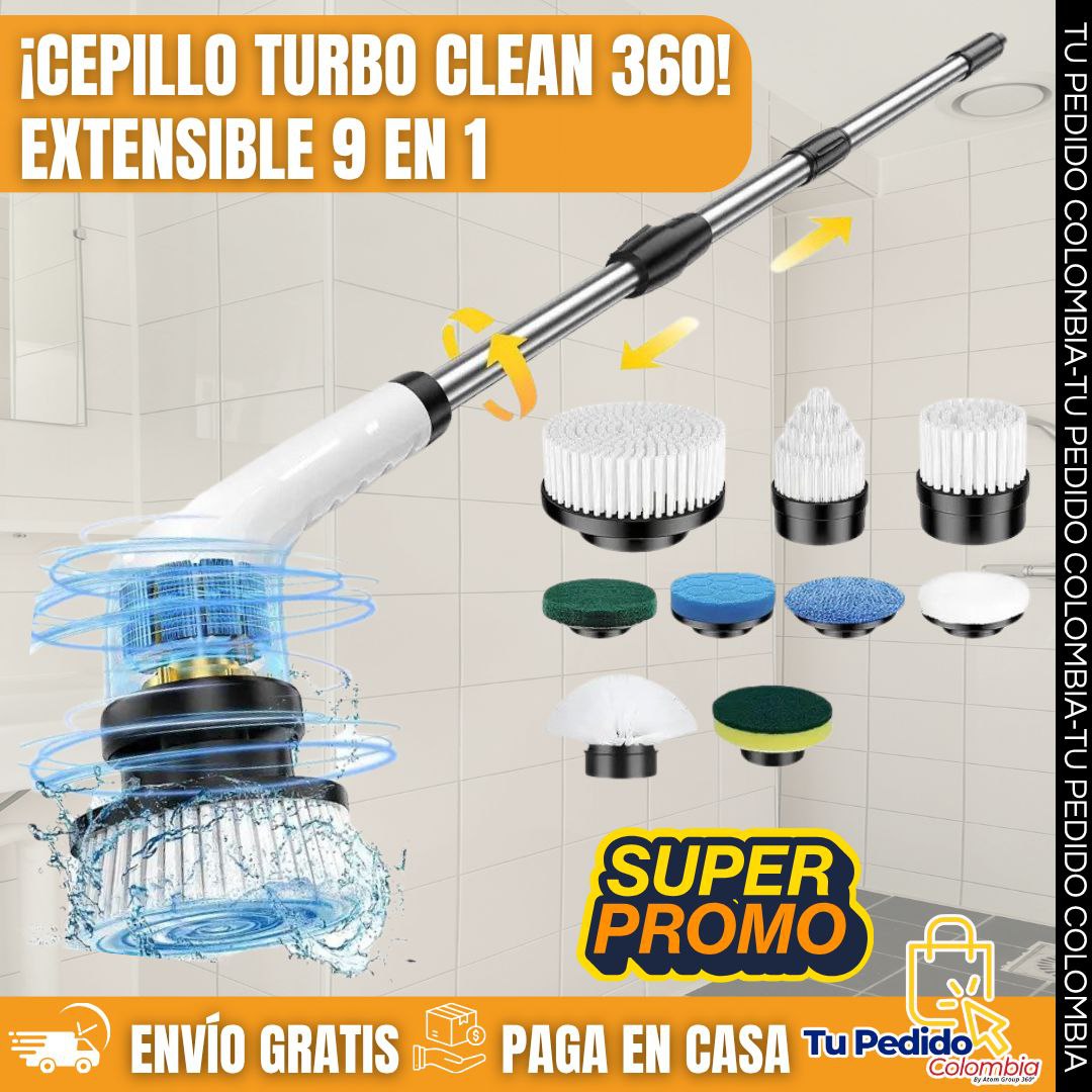 🌀Cepillo Extensible Eléctrico Turbo Clean 360