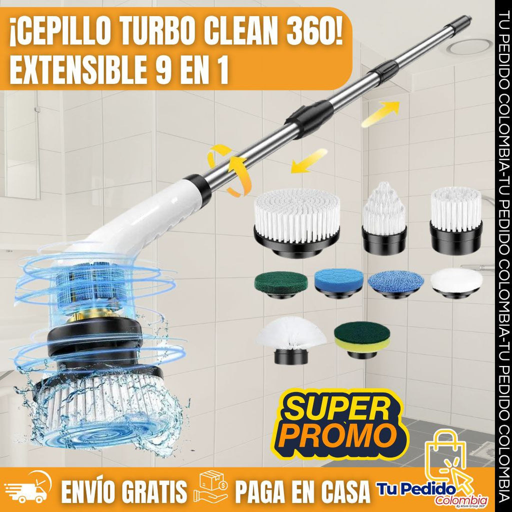 🌀Cepillo Extensible Eléctrico Turbo Clean 360